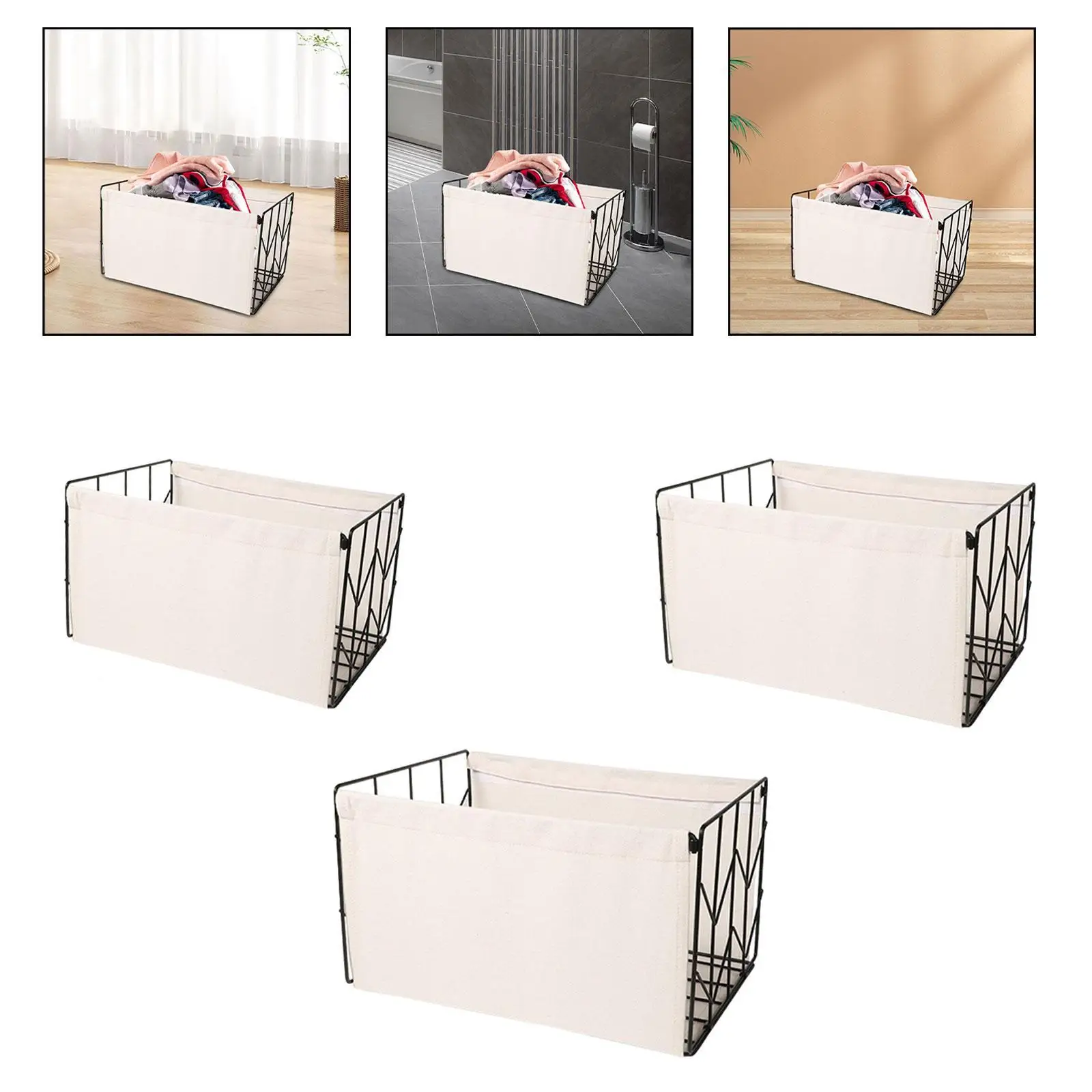 Foldable Laundry Basket Container Hollow Bedroom Modern Storage Bin Laundry Hamper for Home Organization Farmhouse Craft Room
Foldable Laundry Basket Container Hollow Bedroom Modern Storage Bin Laundry Hamper for Home Organization Farmhouse Craft Room