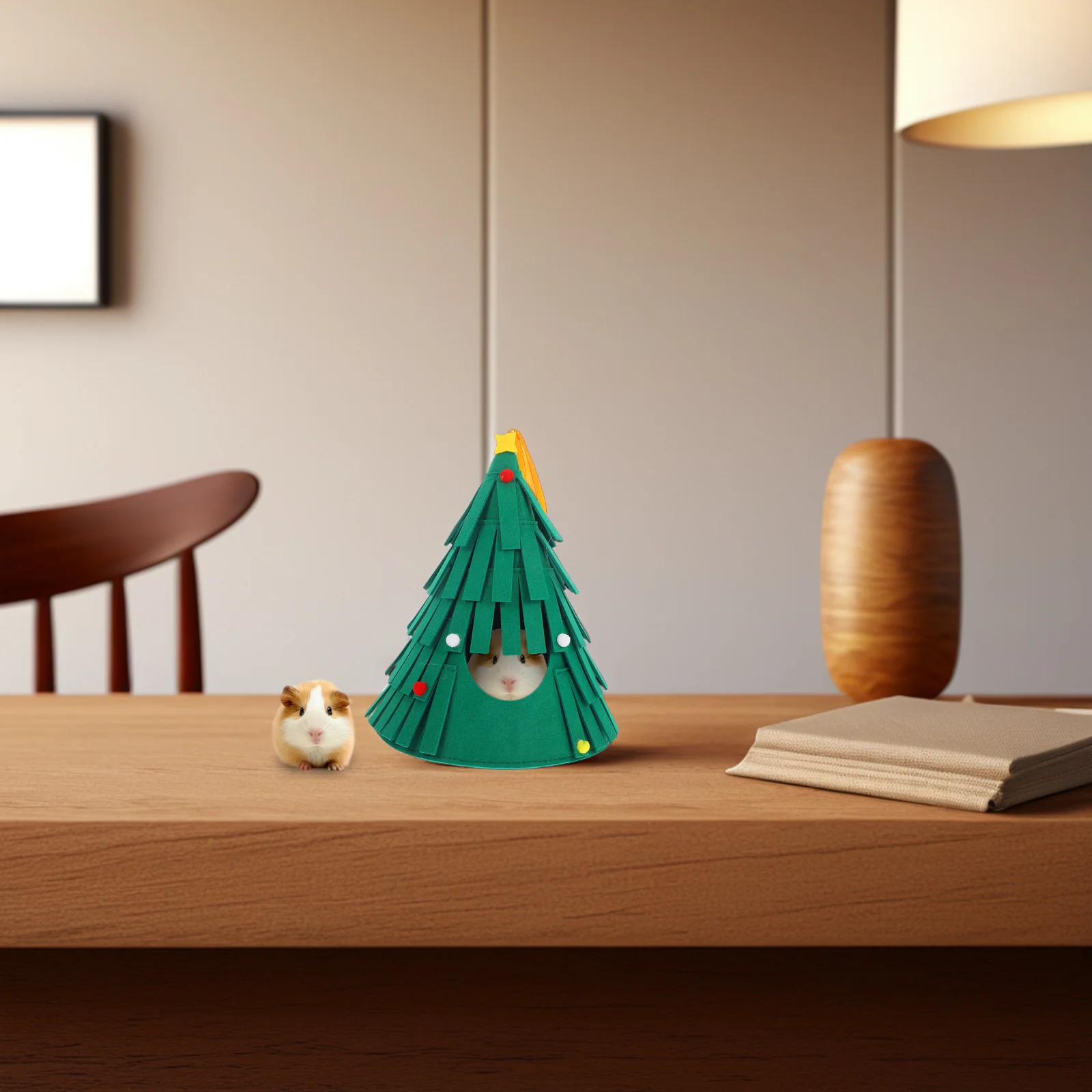 Warm Felt Bird Nest For Parrots Hamsters Cozy Small Animal Hideout Washable Christmas Tree Shaped Pet Shelter Bed
Warm Felt Bird Nest For Parrots Hamsters Cozy Small Animal Hideout Washable Christmas Tree Shaped Pet Shelter Bed