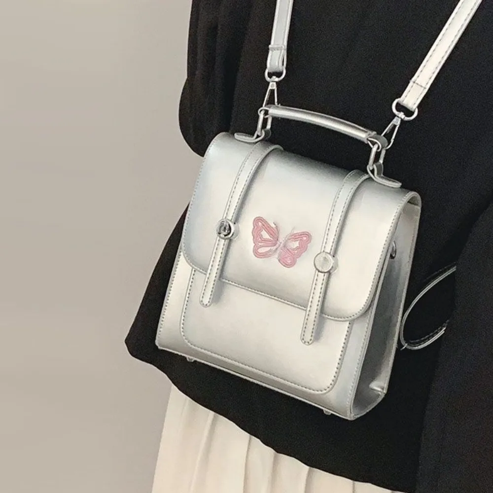 Fashion PU Leather Handheld Backpack Zipper Cute Girls School Bags Butterfly Pattern Soft Small Backpack Student
Fashion PU Leather Handheld Backpack Zipper Cute Girls School Bags Butterfly Pattern Soft Small Backpack Student