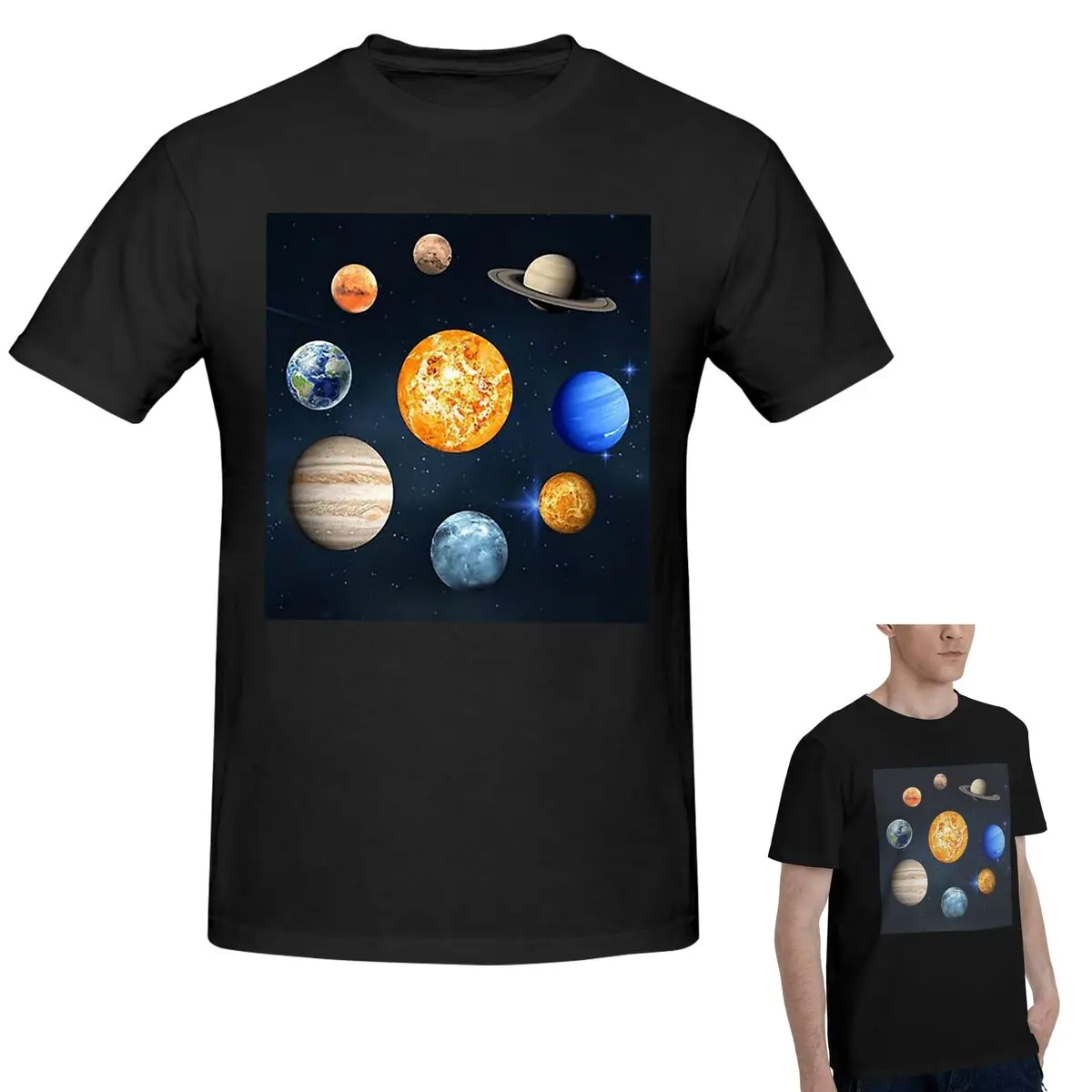 100% хлопок, футболка с изображением солнечной системы, космических планет, Вселенная, мужская классическая футболка большого размера, мужские летние рубашки с круглым вырезом, топы, S-6XL
100% хлопок, футболка с изображением солнечной системы, космических планет, Вселенная, мужская классическая футболка большого размера, мужские летние рубашки с круглым вырезом, топы, S-6XL