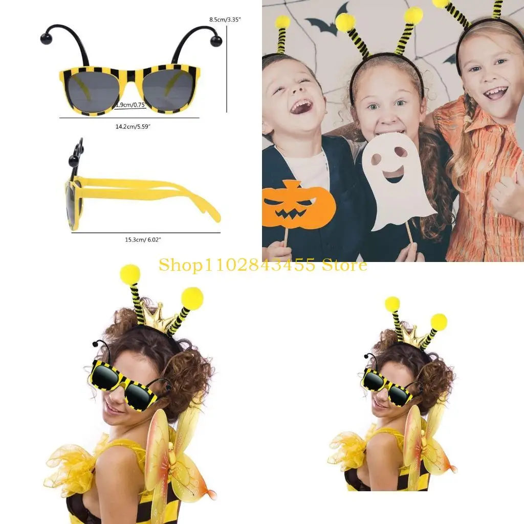 49MC повязки на голову в виде пчелы для креативного милого обруча для волос с щупальцами пчелы, повязки на голову с помпонами, в
49MC повязки на голову в виде пчелы для креативного милого обруча для волос с щупальцами пчелы, повязки на голову с помпонами, в