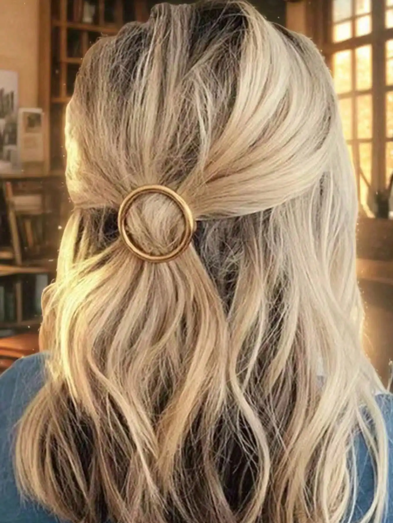 2pcs Vintage Minimalist Round Side Clips, Geometric Hair Clips, Versatile Elegant Round Geometric Metal Hair Clips For Women, Christmas Hair Accessories, Autumn/Winter
2pcs Vintage Minimalist Round Side Clips, Geometric Hair Clips, Versatile Elegant Round Geometric Metal Hair Clips For Women, Christmas Hair Accessories, Autumn/Winter