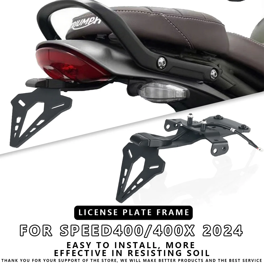 MTKRACING For TRIUMPH SPEED 400 /400X 2024 Motorcycle Rear Short Tail Stock License Plate Holder Tailstock Frame Bracket
MTKRACING For TRIUMPH SPEED 400 /400X 2024 Motorcycle Rear Short Tail Stock License Plate Holder Tailstock Frame Bracket