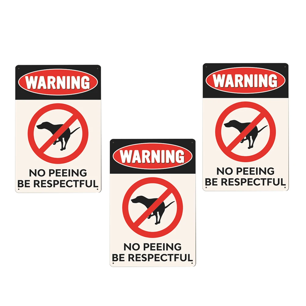 3Pcs Pet Dog Warning Sign No Peeing Iron Yard Signs for Lawn Outdoor Courtyard Traffic Deterrent Metal Vintage
3Pcs Pet Dog Warning Sign No Peeing Iron Yard Signs for Lawn Outdoor Courtyard Traffic Deterrent Metal Vintage