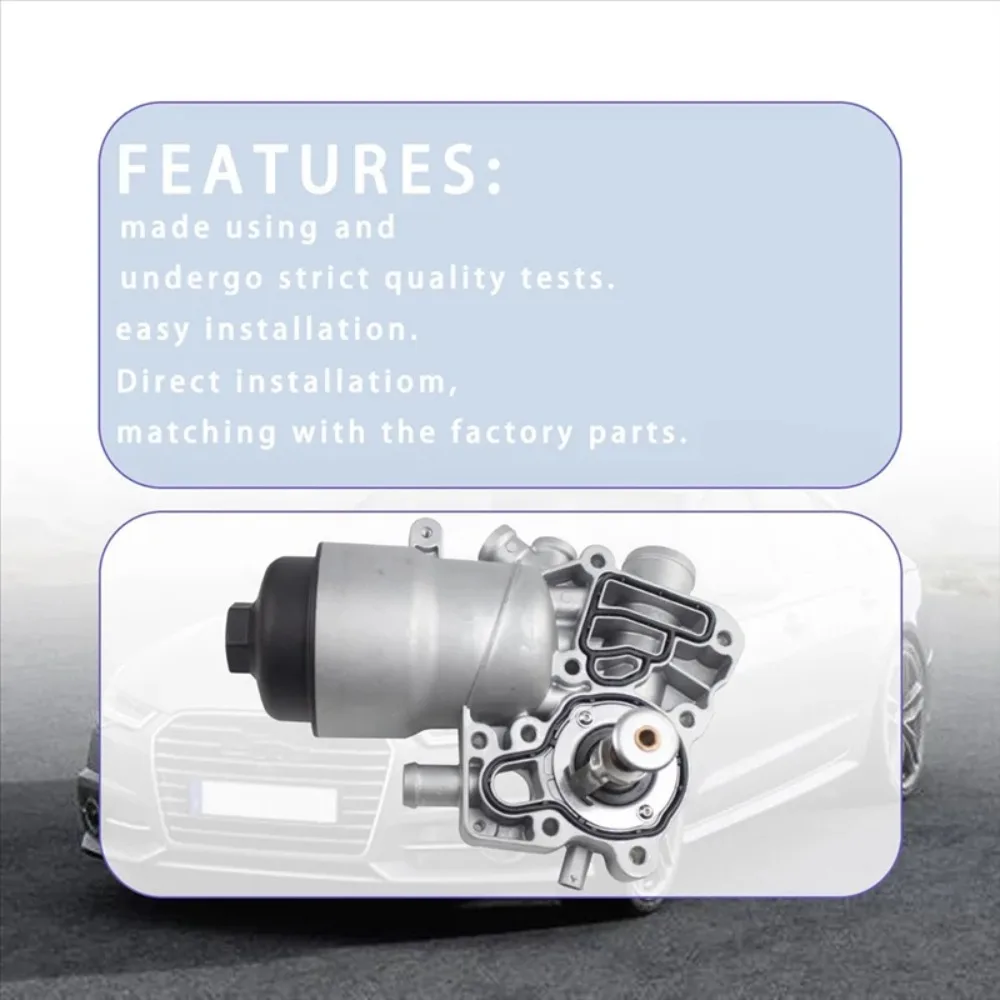 Engine Oil Filter Base Assembly Aluminum Modified Oil Filter Housing Assembly 059115389P 059115389K For Wear Parts
Engine Oil Filter Base Assembly Aluminum Modified Oil Filter Housing Assembly 059115389P 059115389K For Wear Parts