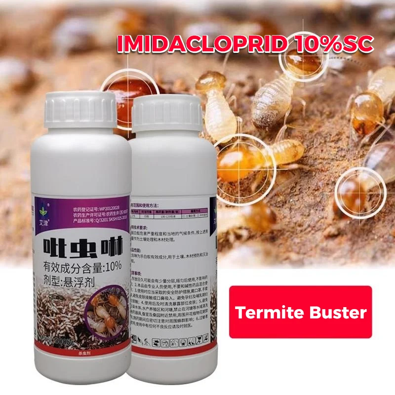 Aijin Termite Buster Imidacloprid10% SC, предотвращение и устранение термита, подходит для дерева, улицы и сада.
Aijin Termite Buster Imidacloprid10% SC, предотвращение и устранение термита, подходит для дерева, улицы и сада.