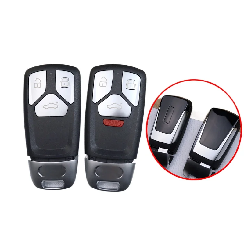 3 4 Buttons Car Key Housing Key Case Shell for Audi A4 A5 A4L S4 S5 S6 S8 Q3 Q5 Q7 TT SQ7 RS S SQ5 2017 2018 2019 Choose Sticker
3 4 Buttons Car Key Housing Key Case Shell for Audi A4 A5 A4L S4 S5 S6 S8 Q3 Q5 Q7 TT SQ7 RS S SQ5 2017 2018 2019 Choose Sticker