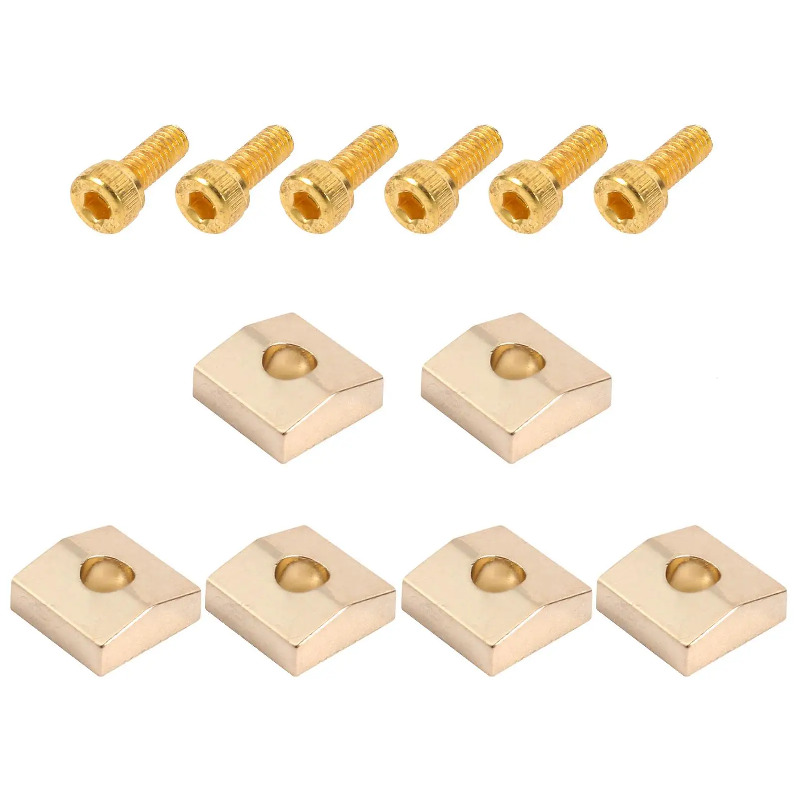 2 set 2 Sets Guitar Locking Nut Clamps With Screws String Lock Nut Kits Iron Zinc AlloyScrews Guitar Parts Accessories
2 set 2 Sets Guitar Locking Nut Clamps With Screws String Lock Nut Kits Iron Zinc AlloyScrews Guitar Parts Accessories