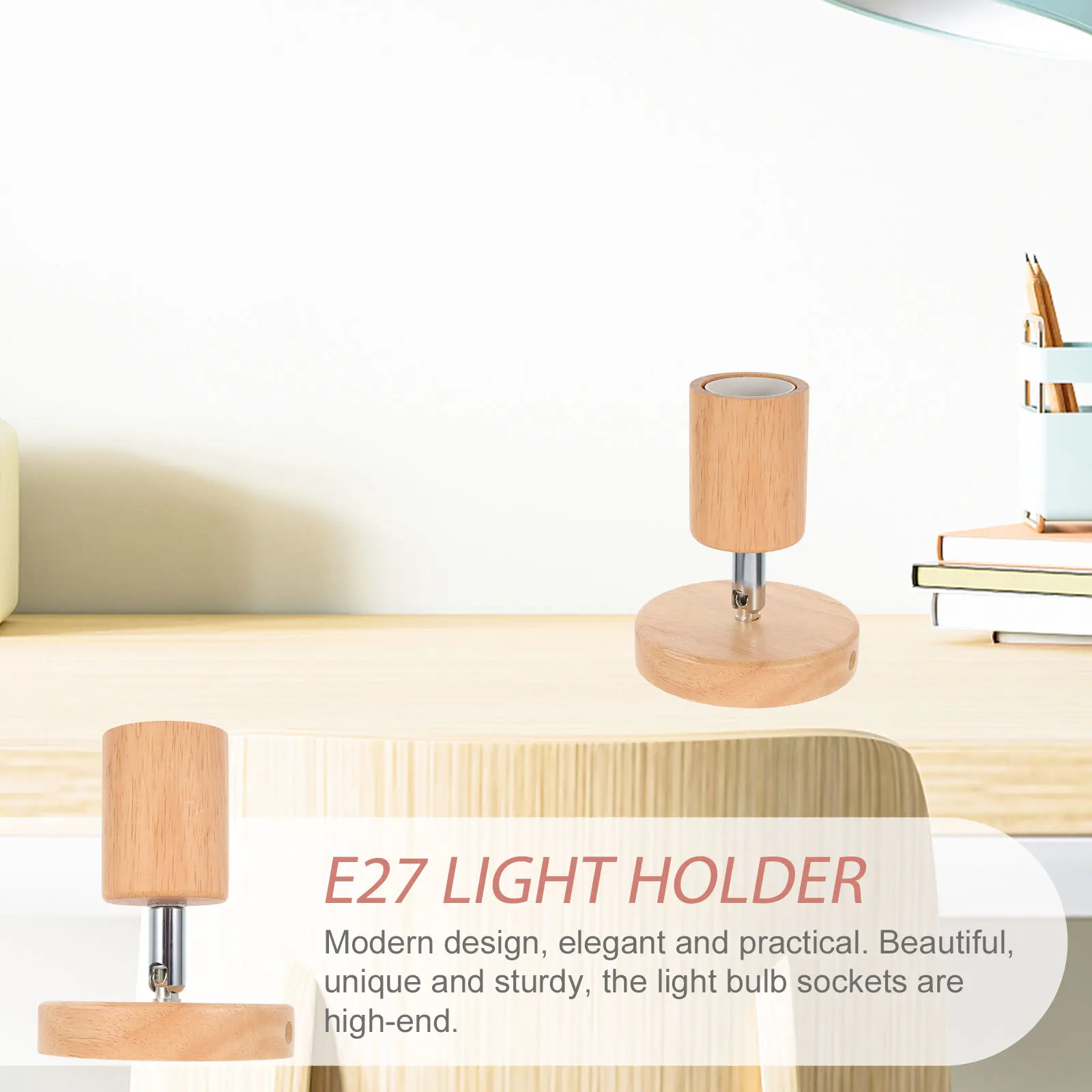 Wooden Wall Socket E27 Thread Lamp Holder Modern Pendant Lamp Screw Socket Practical E27 Light Holder Fits Bulbs Night Light
Wooden Wall Socket E27 Thread Lamp Holder Modern Pendant Lamp Screw Socket Practical E27 Light Holder Fits Bulbs Night Light