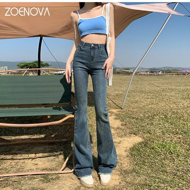 ZOENOVA Streetwear High Waist Jeans for Women Flare Pant Vintage Black Casual High Waist Slim Mom Fashion Harajuku Denim Trouser
ZOENOVA Streetwear High Waist Jeans for Women Flare Pant Vintage Black Casual High Waist Slim Mom Fashion Harajuku Denim Trouser