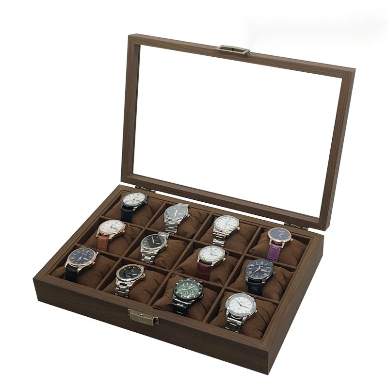 Black Walnut Wooden Silk Cotton Pillow, 12-Bit Watch Storage Collection Display Box, Packaging Gift Box, Case Bin
Black Walnut Wooden Silk Cotton Pillow, 12-Bit Watch Storage Collection Display Box, Packaging Gift Box, Case Bin