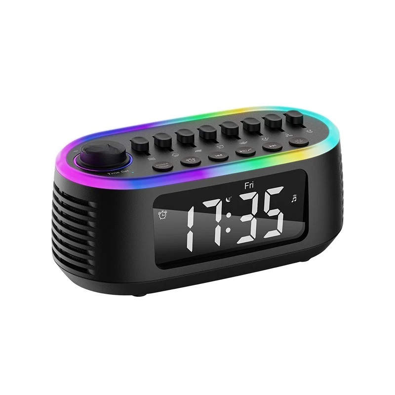 Bluetooth mini speaker bedside home desktop wireless clock white noise alarm clock multi-function
Bluetooth mini speaker bedside home desktop wireless clock white noise alarm clock multi-function