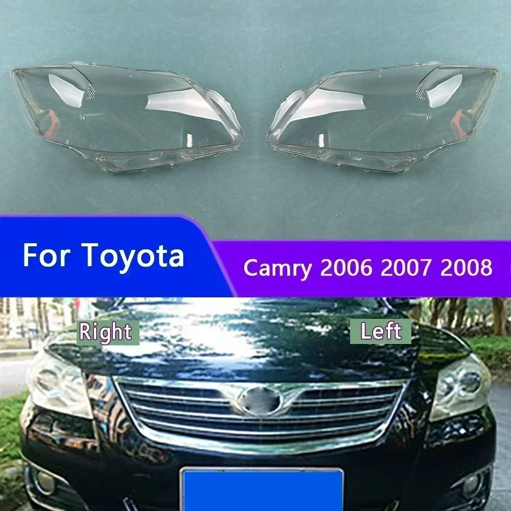 For Toyota Camry 2006 2007 2008 Front Headlight Cover Lampshade Lamps Headlamp Shell Plexiglass Replace Original Lens
For Toyota Camry 2006 2007 2008 Front Headlight Cover Lampshade Lamps Headlamp Shell Plexiglass Replace Original Lens