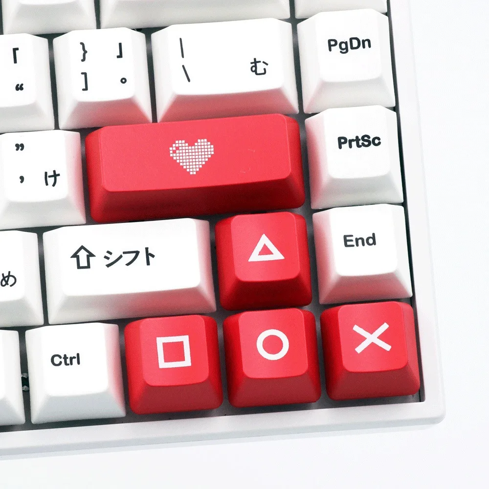 PSP D-pad personalized keycaps translucent sublimation process is suitable for MX axis mechanical keyboards
PSP D-pad personalized keycaps translucent sublimation process is suitable for MX axis mechanical keyboards