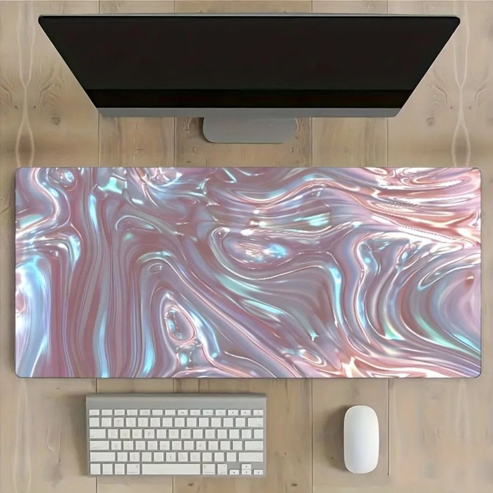 Abstract texture pattern design gaming mouse pad, pearlized light red, anti-slip table mat alfombrillas para escritorio
Abstract texture pattern design gaming mouse pad, pearlized light red, anti-slip table mat alfombrillas para escritorio