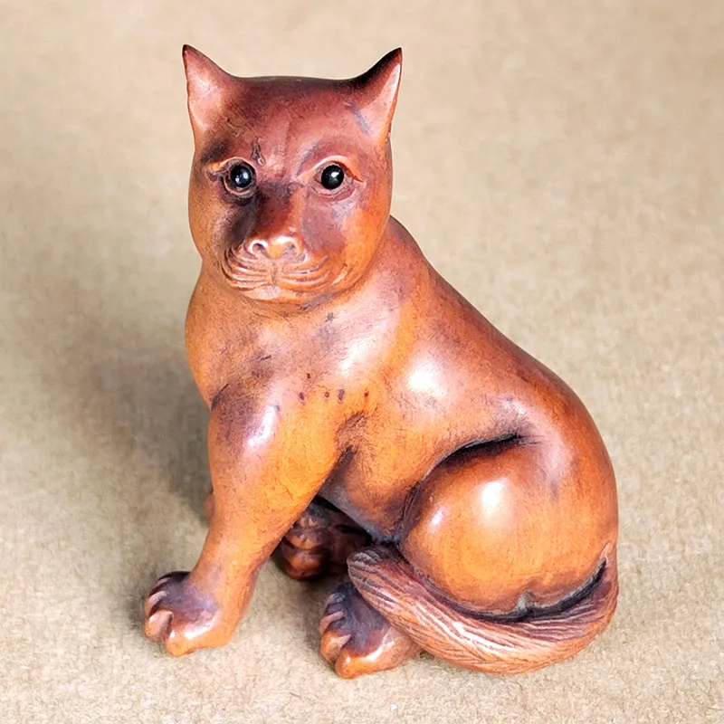 GX489 — 20-летний 2-дюймовый самшит ручной работы Netsuke — сидящая собака
GX489 — 20-летний 2-дюймовый самшит ручной работы Netsuke — сидящая собака
