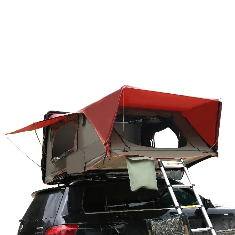 Popular Camping Canvas Folding hard shell roof top tent tents for truck Outdoor Camping Auto Car Rooftop Tent with camper ladder
Popular Camping Canvas Folding hard shell roof top tent tents for truck Outdoor Camping Auto Car Rooftop Tent with camper ladder
