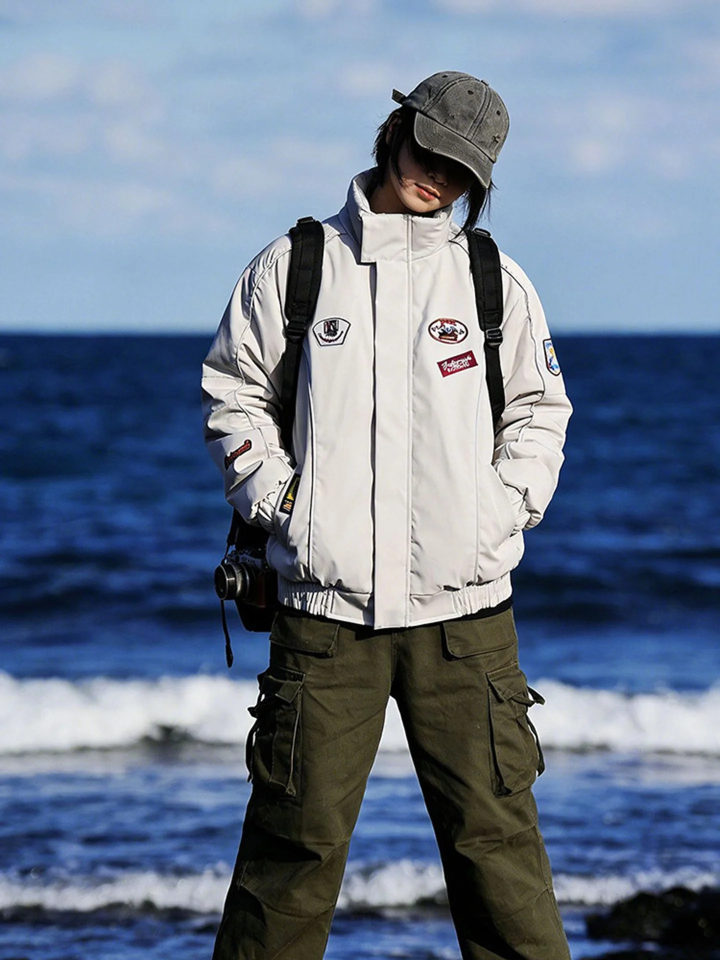 Мужская зимняя куртка-пилот American Style из хлопка с наполнителем, воротником-стойкой, теплая повседневная верхняя одежда для байкеров
Мужская зимняя куртка-пилот American Style из хлопка с наполнителем, воротником-стойкой, теплая повседневная верхняя одежда для байкеров