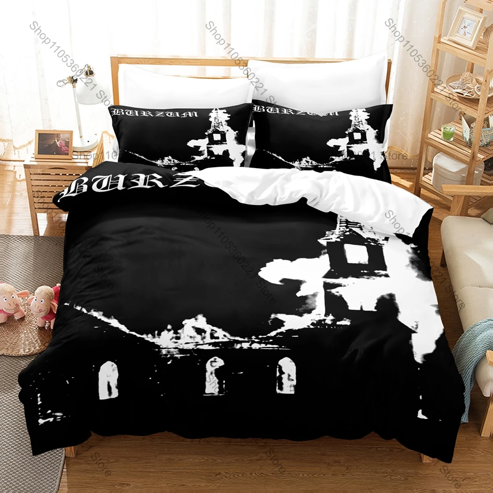 Personality Burzum Darkness Print New Duvet Cover Set Ultra Soft Microfiber Black Metal Music Bedding Set Zipper Closure Bedroom
Personality Burzum Darkness Print New Duvet Cover Set Ultra Soft Microfiber Black Metal Music Bedding Set Zipper Closure Bedroom