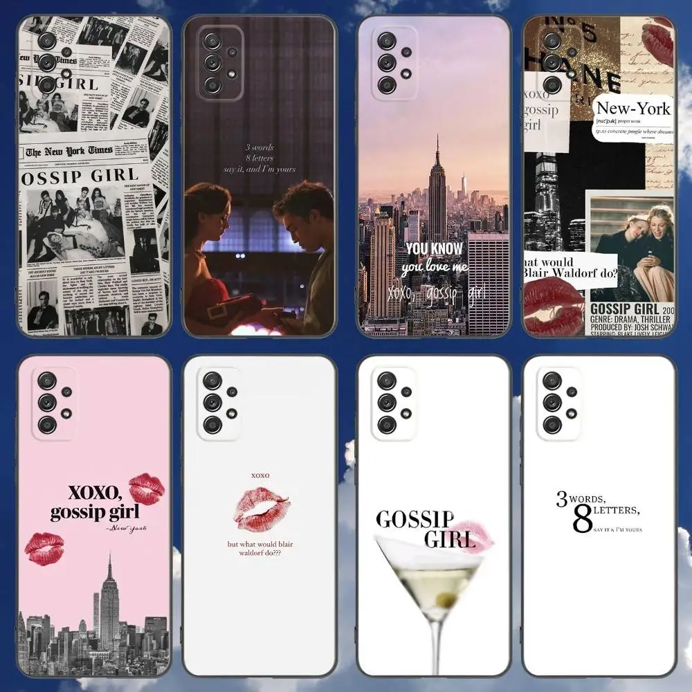 G-Gossip Girl show Phone Case For Samsung Galaxy A 91,80,73,72,71,53,52,51,22,5G Shockproof Soft Black Cover
G-Gossip Girl show Phone Case For Samsung Galaxy A 91,80,73,72,71,53,52,51,22,5G Shockproof Soft Black Cover
