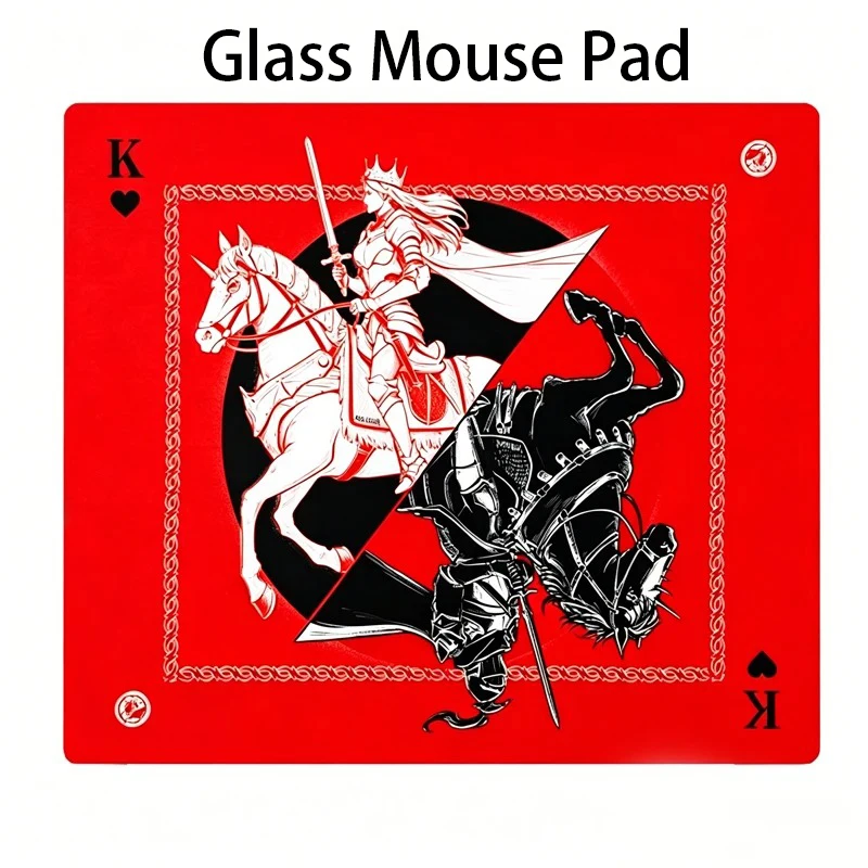 Red Warhorse Battle Riding Glass Mouse Pad E-Sports Gaming Desk Pad Fps Game Office Dedicated Photovoltaic Glass Pad Custom
Red Warhorse Battle Riding Glass Mouse Pad E-Sports Gaming Desk Pad Fps Game Office Dedicated Photovoltaic Glass Pad Custom