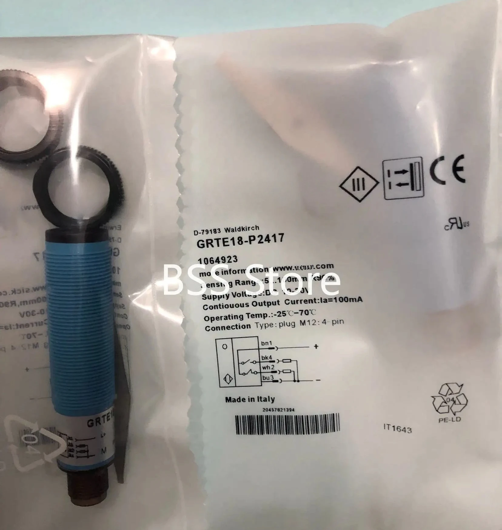 GRTE18-N2417 GRTE18-P2417 GRTE18-N2447 GRTE18-P2447 Photoelectric Switch Sensor
GRTE18-N2417 GRTE18-P2417 GRTE18-N2447 GRTE18-P2447 Photoelectric Switch Sensor