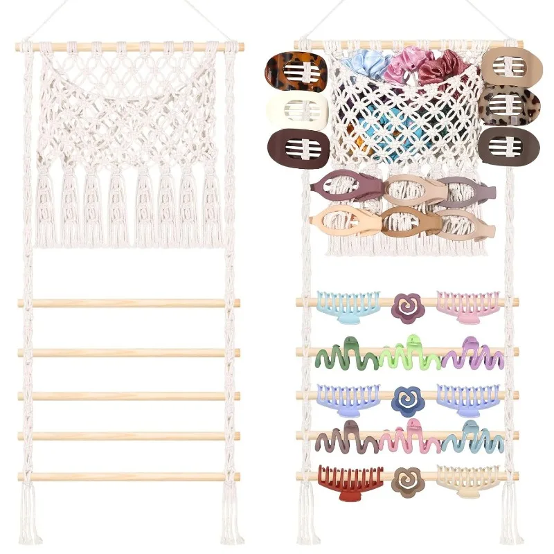 Simple Style Large Capacity Wooden Stick Hair Clip Hair Accessories Storage Display Rack Wall Hanging
Simple Style Large Capacity Wooden Stick Hair Clip Hair Accessories Storage Display Rack Wall Hanging