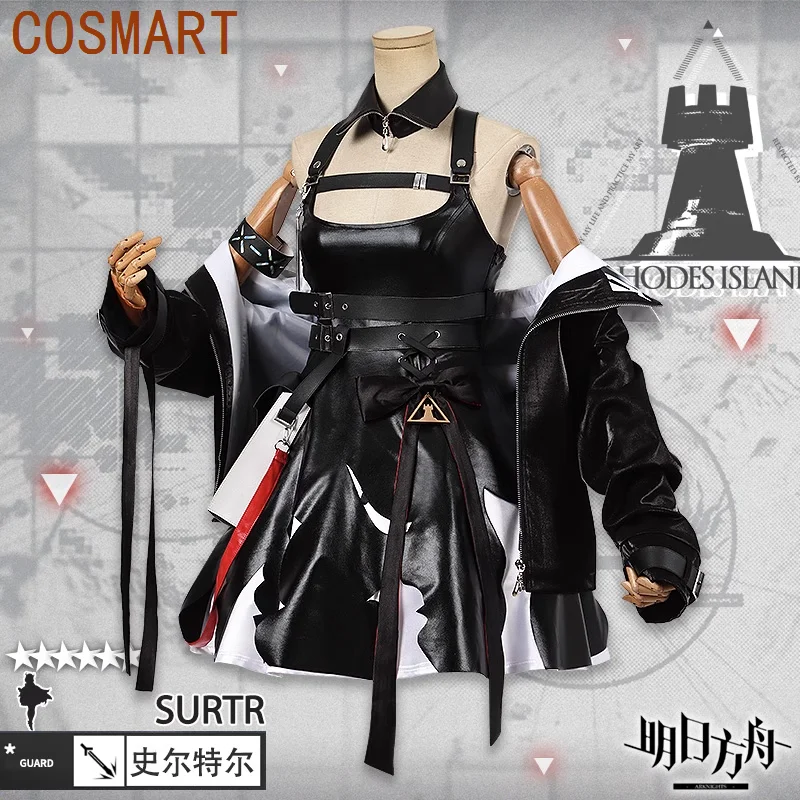 COSMART Arknights Surtr Dress Cos Uniform Suit Cosplay Game Costume Anime Halloween Party Clothes Full Set
COSMART Arknights Surtr Dress Cos Uniform Suit Cosplay Game Costume Anime Halloween Party Clothes Full Set