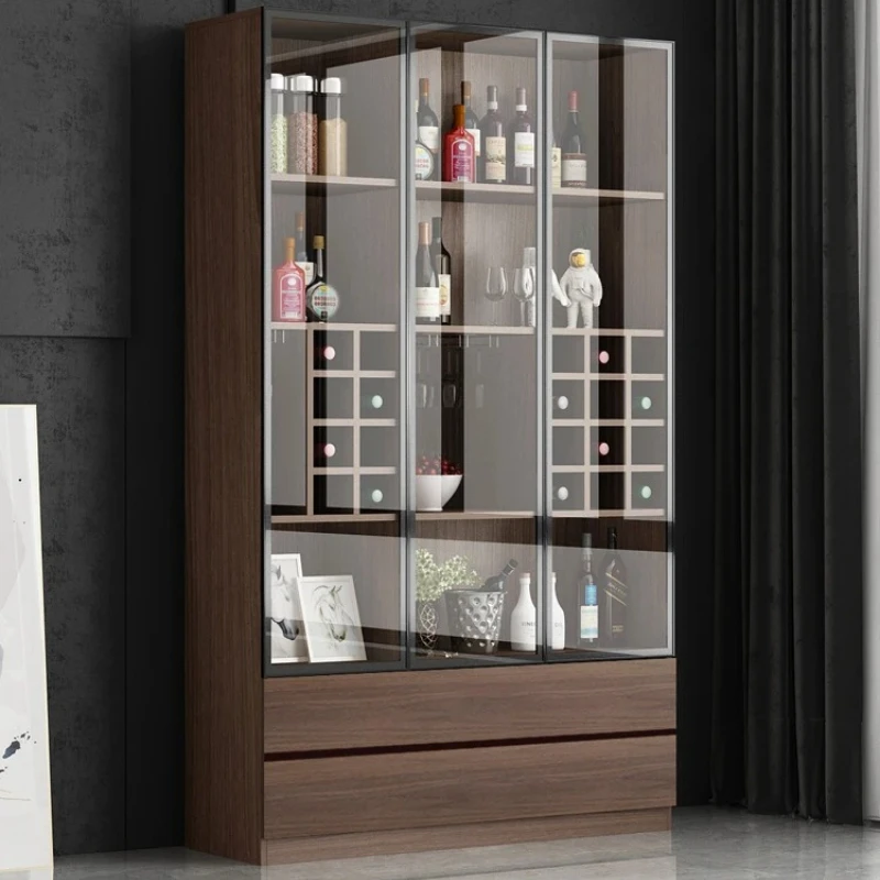 Living room against the wall Wine cabinet Display cabinet Household light luxury high-end modern simplicity
Living room against the wall Wine cabinet Display cabinet Household light luxury high-end modern simplicity