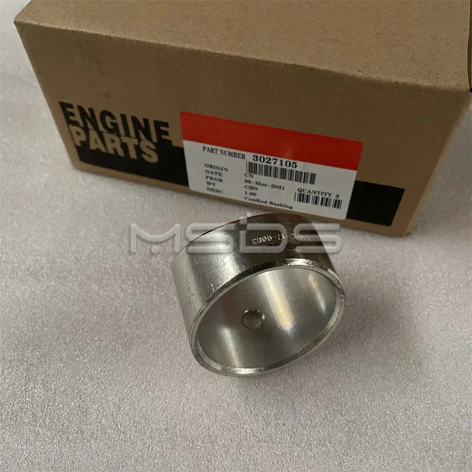 ISM11 M11 L10 for Cummins Parts Connecting Rod Parts Bushing 3896894 3027105 3820303 6PCS 
ISM11 M11 L10 for Cummins Parts Connecting Rod Parts Bushing 3896894 3027105 3820303 6PCS