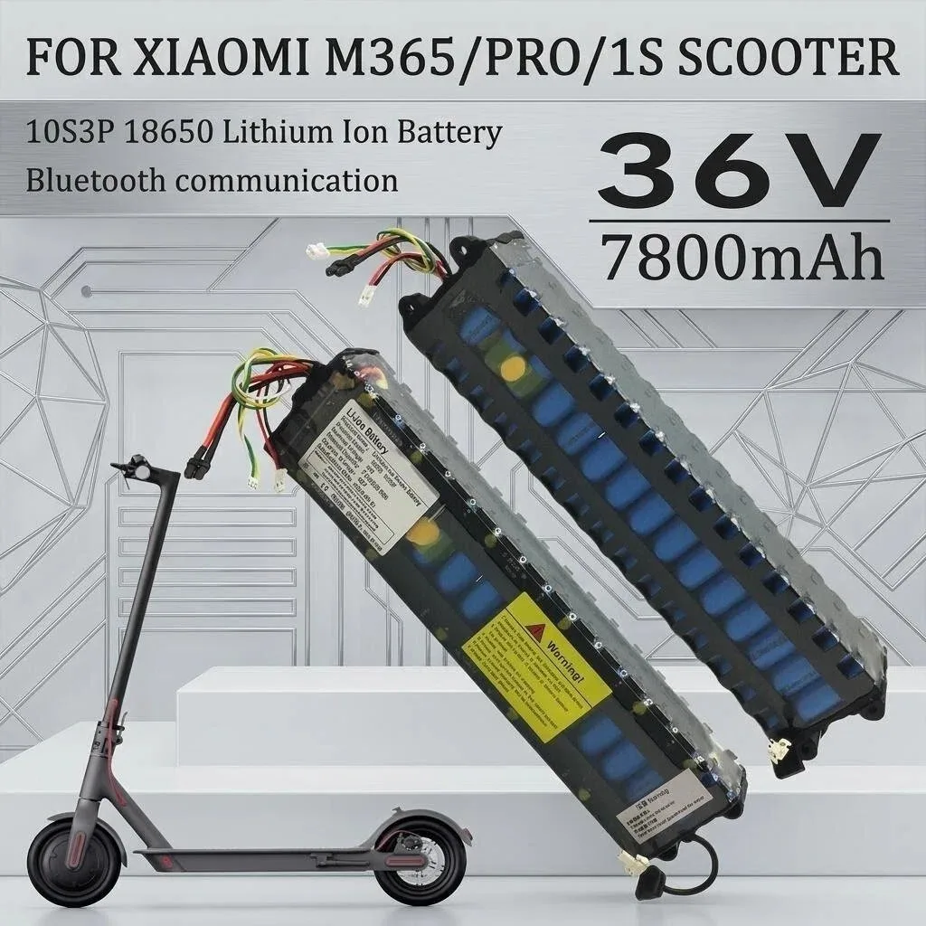 10S3P NE1003-H Cell Communication Interface M365 36V 7800mAh Litium Ion Battery Pack ,for Xiaomi M365 Electric Scooter
10S3P NE1003-H Cell Communication Interface M365 36V 7800mAh Litium Ion Battery Pack ,for Xiaomi M365 Electric Scooter
