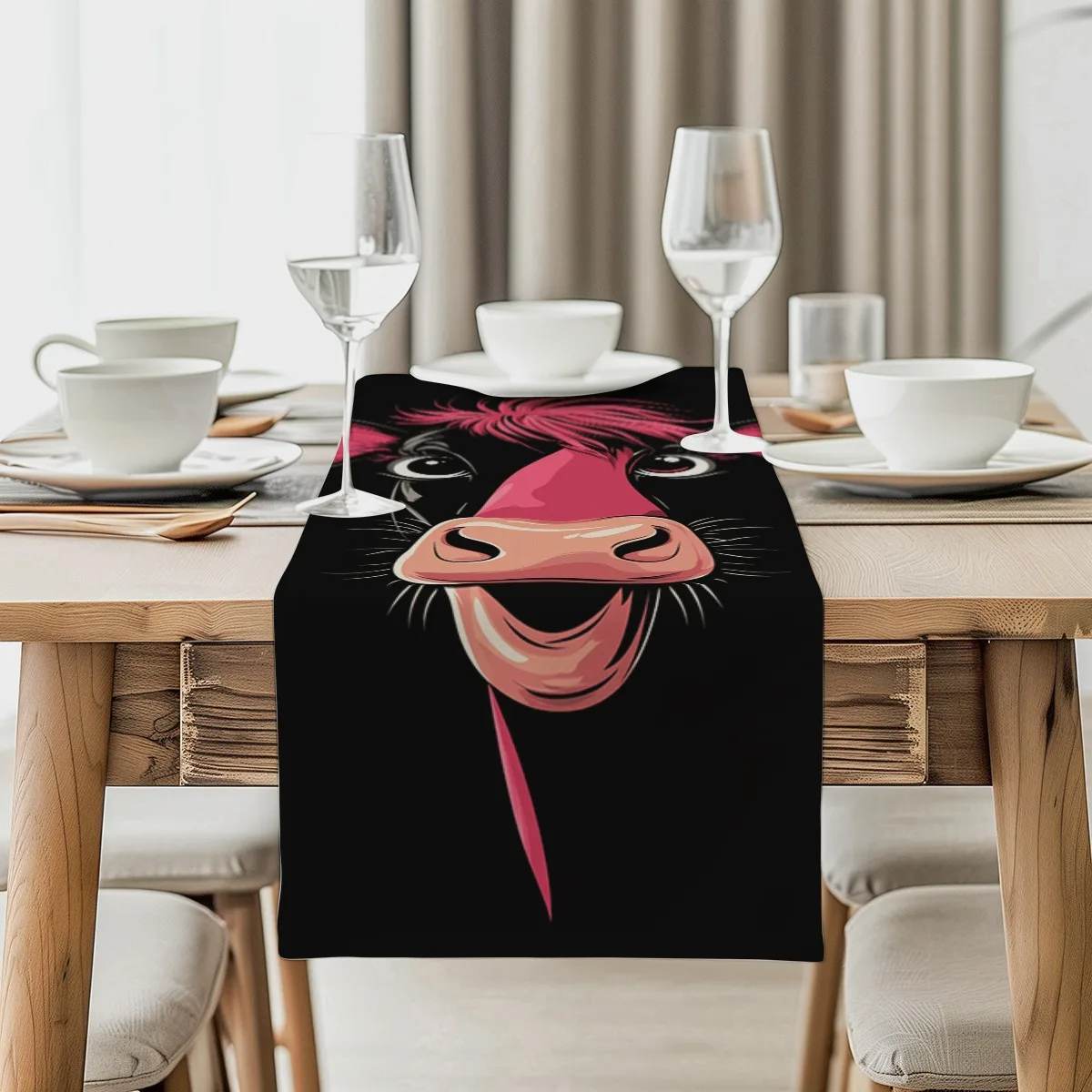 Украшения, дорожка для стола, розовая коровья прическа, графический дизайн, длинная ткань для украшения вечеринки, декор столешницы для кухни и фермерского дома 
Украшения, дорожка для стола, розовая коровья прическа, графический дизайн, длинная ткань для украшения вечеринки, декор столешницы для кухни и фермерского дома