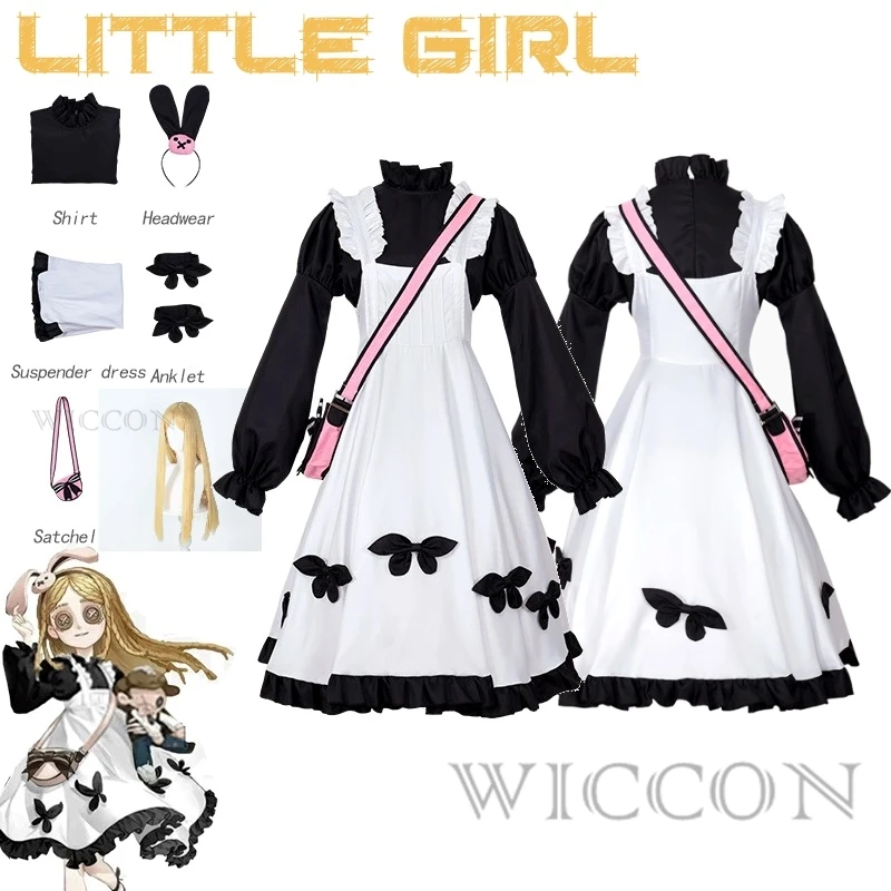 Identity V Game Survivor "Little Girl" One Character Linkage Black And White Store Uniform With Pink Bag Cosplay Costume All Set
Identity V Game Survivor "Little Girl" One Character Linkage Black And White Store Uniform With Pink Bag Cosplay Costume All Set
