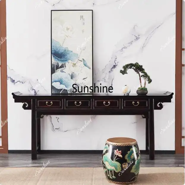All solid wood antique entrance foyer edge partition decoration
All solid wood antique entrance foyer edge partition decoration