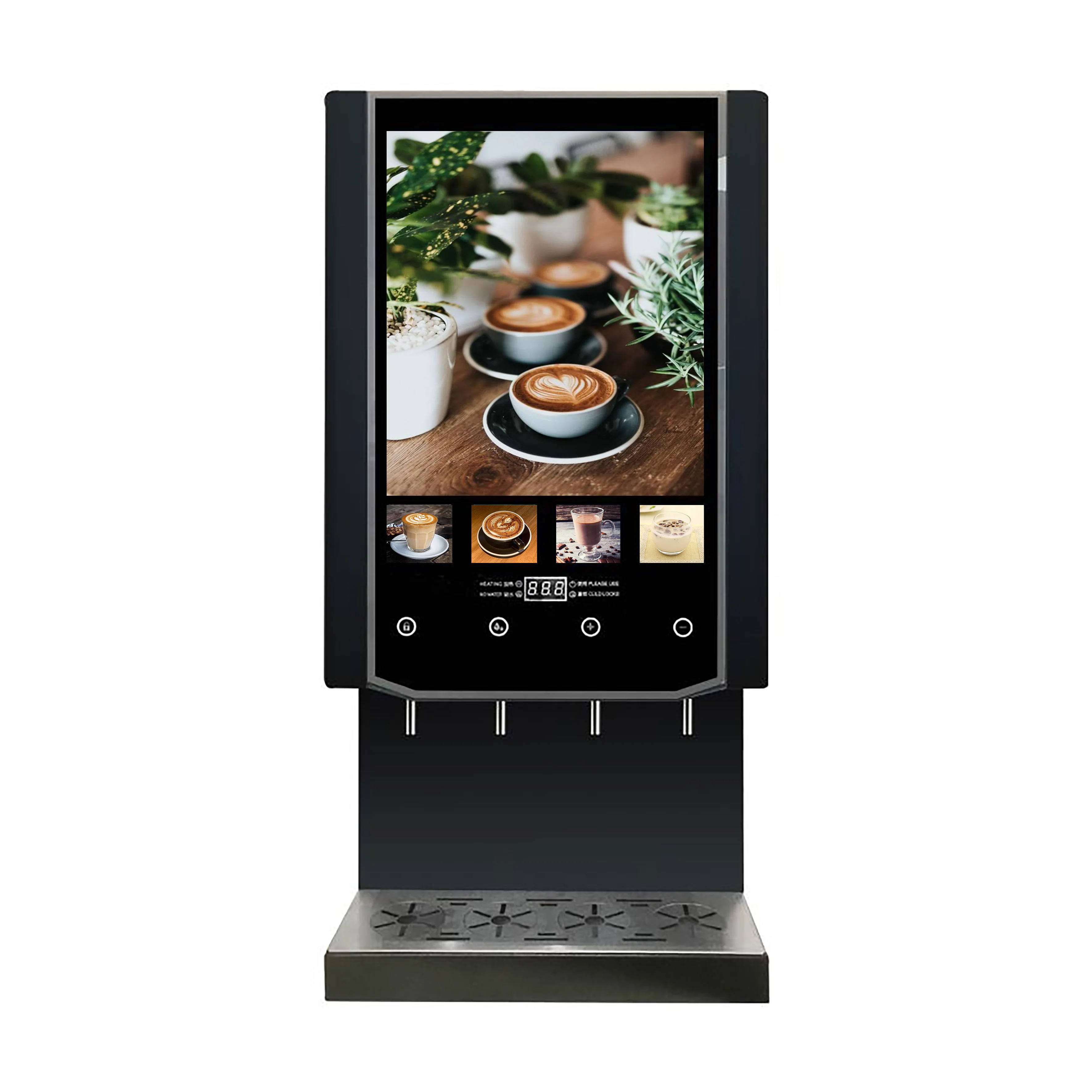 40S SUPIN Economical 4 flavours hot instant coffee machine commercial milk tea vending machine catering service use
40S SUPIN Economical 4 flavours hot instant coffee machine commercial milk tea vending machine catering service use