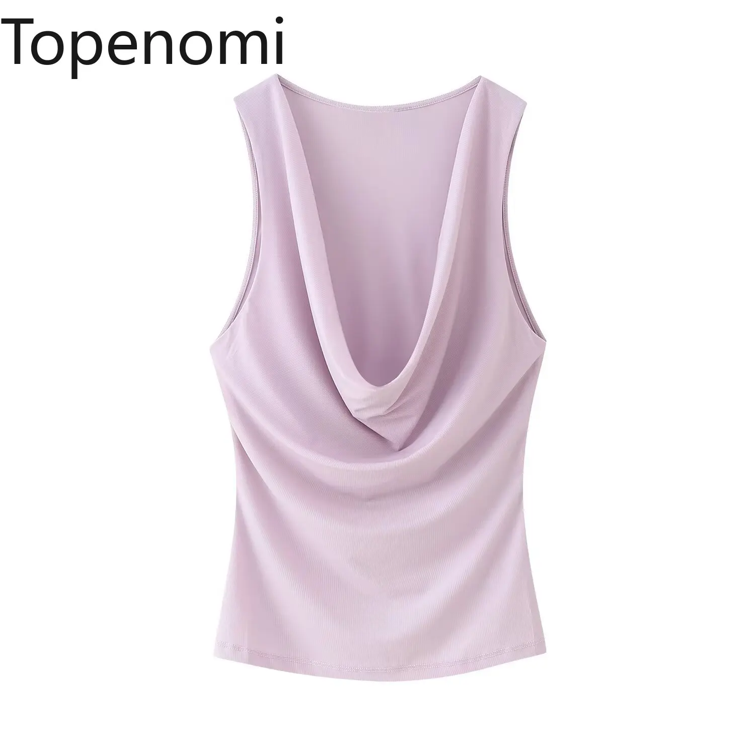 Topenomi Tank Top Women Summer Elegant Swinging Collar Folds Slim Fit Sleeveless Vest Korean Simple Solid Versatile Corset Tops
Topenomi Tank Top Women Summer Elegant Swinging Collar Folds Slim Fit Sleeveless Vest Korean Simple Solid Versatile Corset Tops