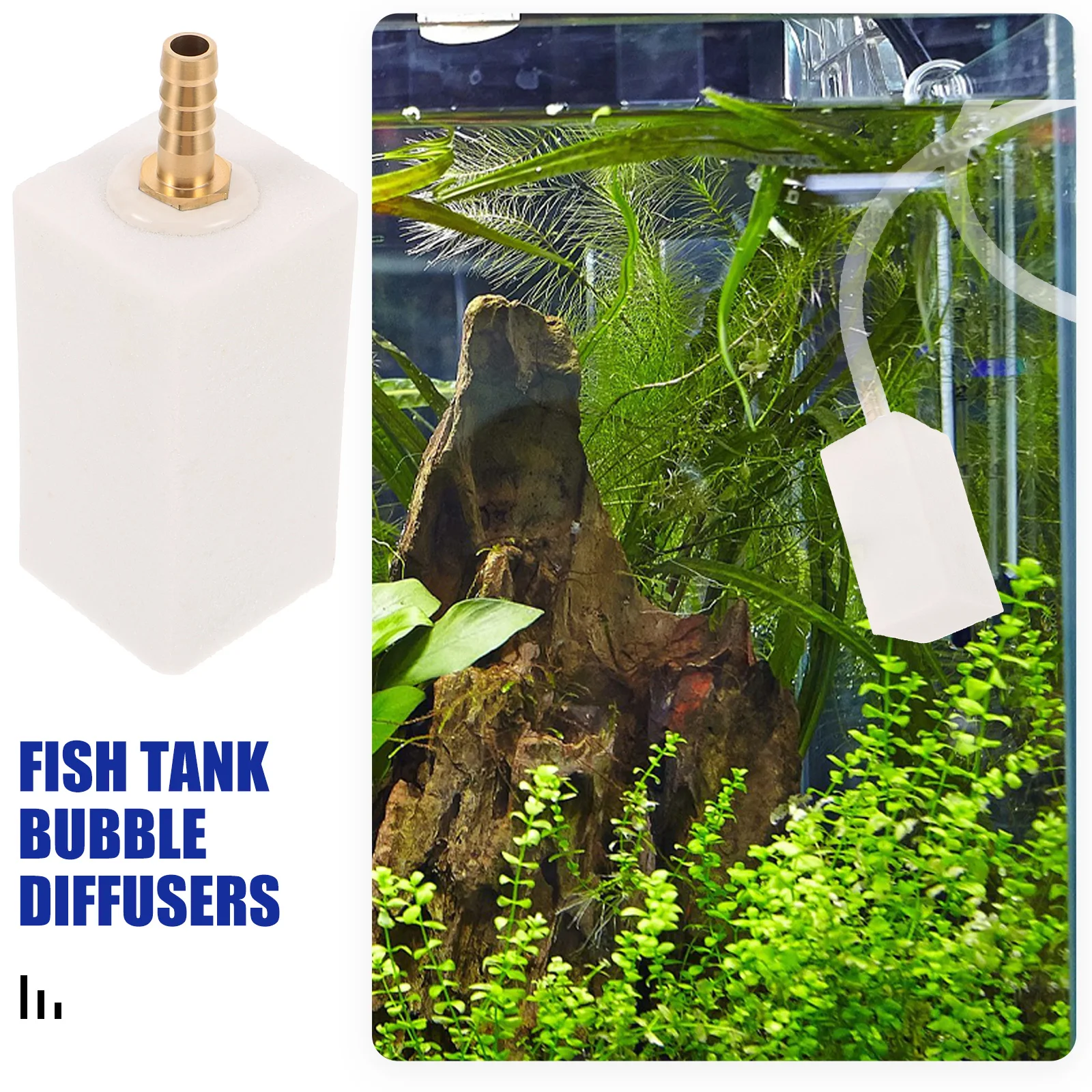 Aquarium Air Stone Small Bubble Stone Long Life Fish Tank Supplies Oxygen Circulation Nutrients Home Park Decoration
Aquarium Air Stone Small Bubble Stone Long Life Fish Tank Supplies Oxygen Circulation Nutrients Home Park Decoration