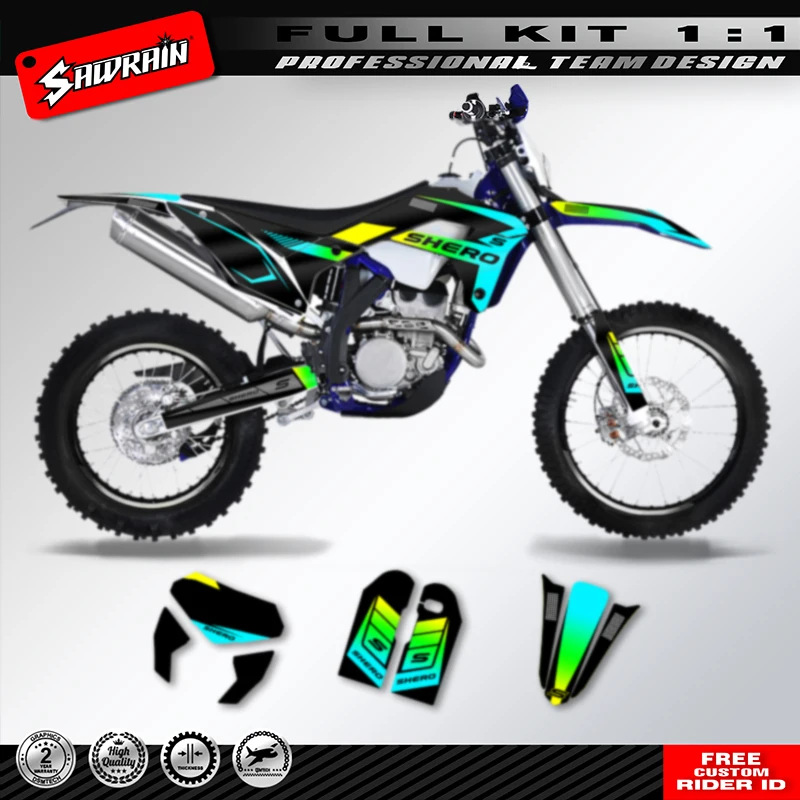 Комплект индивидуальных графических наклеек Sawrain для SHERCO SE SEF 2017 2018 2019 2020 004
Комплект индивидуальных графических наклеек Sawrain для SHERCO SE SEF 2017 2018 2019 2020 004