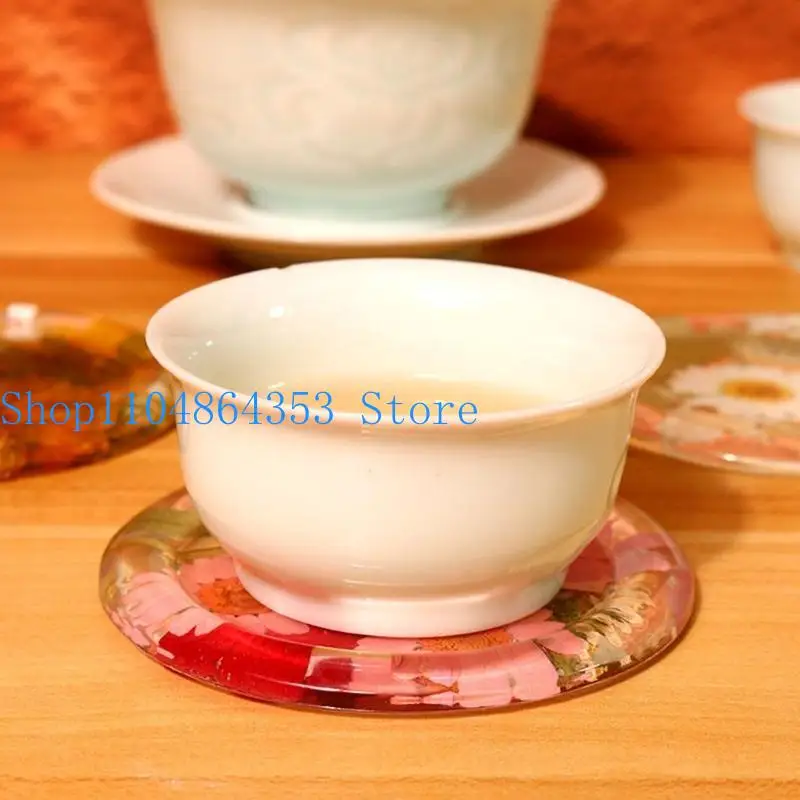 652F Reusable Epoxy Resin Molds Silicone Round Small Tea-Cup Molds DIY Resin Art Tool for DIY Coasters
652F Reusable Epoxy Resin Molds Silicone Round Small Tea-Cup Molds DIY Resin Art Tool for DIY Coasters