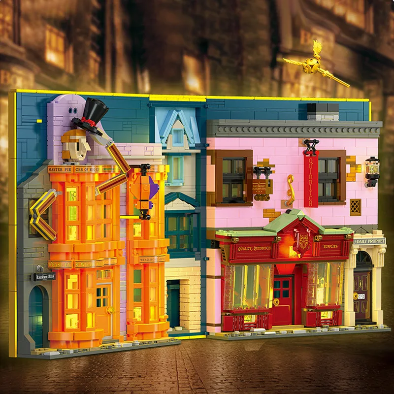 Diagonal Alley Magical Book Assembly Building Blocks Desktop Ornament Hidden in Books
Diagonal Alley Magical Book Assembly Building Blocks Desktop Ornament Hidden in Books