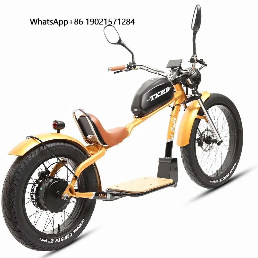 TXED 26 Inch Popular Electric Motorcycle Bike Fat Tire 1000W Motor Ebike 48V/15Ah Oil tank Style Battery Chopper Electric Bike 
TXED 26 Inch Popular Electric Motorcycle Bike Fat Tire 1000W Motor Ebike 48V/15Ah Oil tank Style Battery Chopper Electric Bike