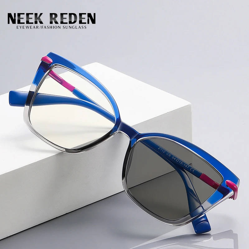 Blue Frame Photochromic Cat Eye Myopia Glasses Ladies Nearsighted TR90 Optical Spectacles 0 -0.5 -0.75 -1.25 -2.25 -3.25 -6.0
Blue Frame Photochromic Cat Eye Myopia Glasses Ladies Nearsighted TR90 Optical Spectacles 0 -0.5 -0.75 -1.25 -2.25 -3.25 -6.0