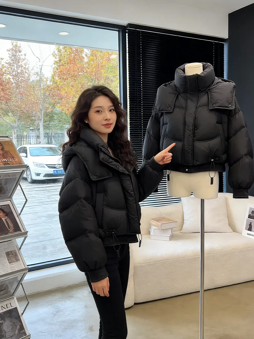 2025 Winter ort Thiened Hooded Denim Splicing Cotton Bread Sle Jaet Korean Loose Commuting Outfit Women's Coat
2025 Winter ort Thiened Hooded Denim Splicing Cotton Bread Sle Jaet Korean Loose Commuting Outfit Women's Coat