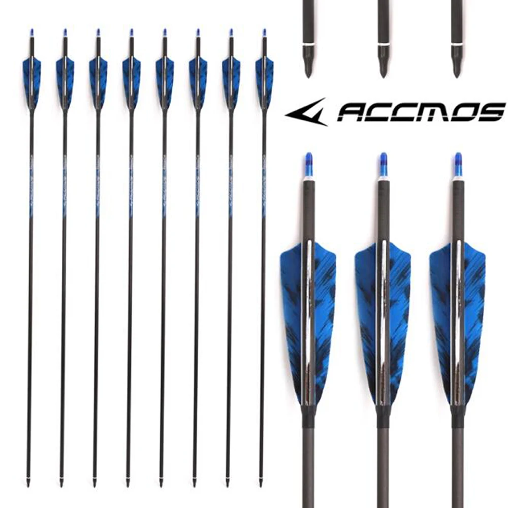 6/12pcs High Quality Carbon Arrow ID6.2mm 33'' Spine 250-800 Tube 4'' Turkey Feather Archery Hunting Shooting Accessries
6/12pcs High Quality Carbon Arrow ID6.2mm 33'' Spine 250-800 Tube 4'' Turkey Feather Archery Hunting Shooting Accessries