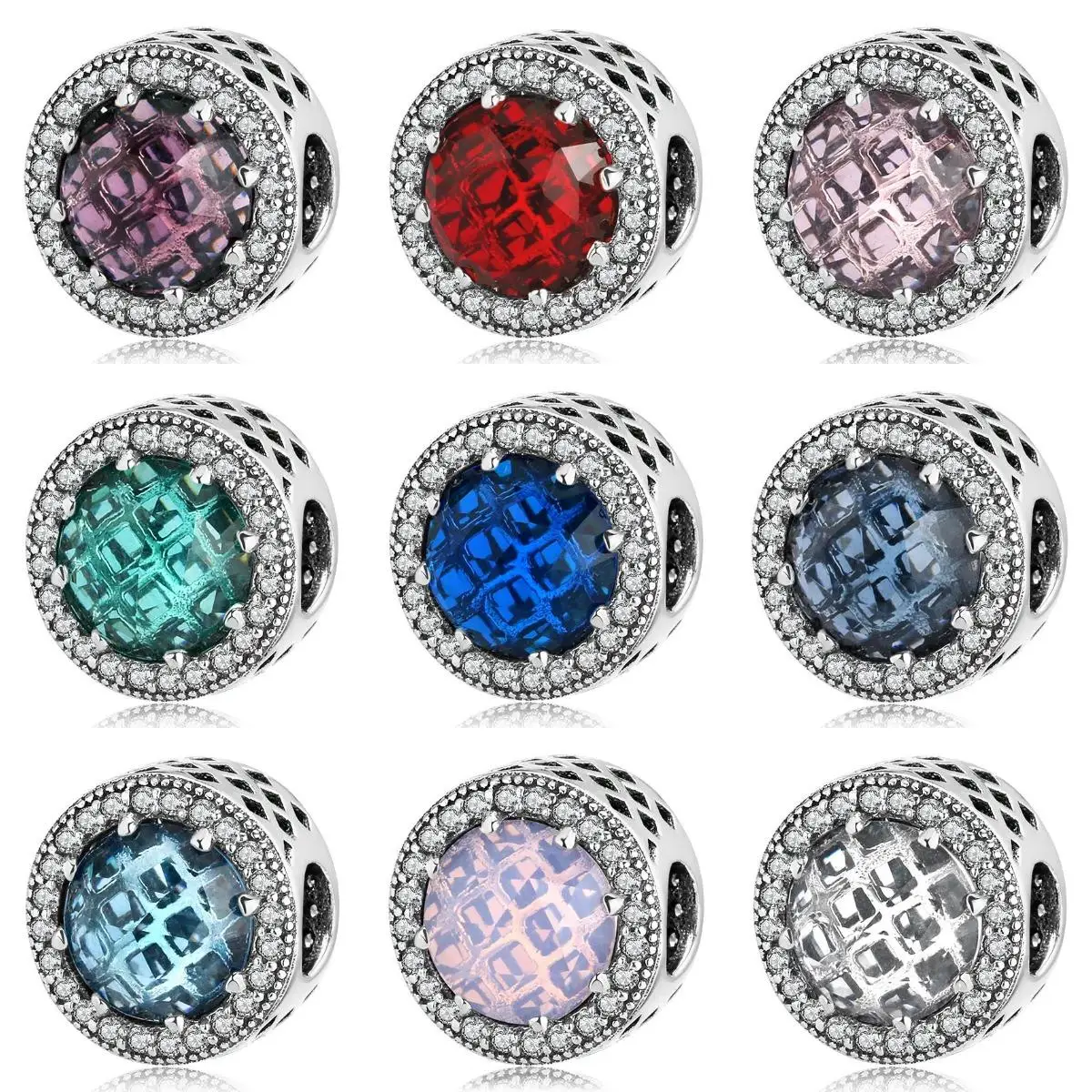 925 Sterling Silver Birthday Stone Blue Red Colorful Lucky Beads Charm for Charms Bracelet Pendant Diy Bracelet Accessories
925 Sterling Silver Birthday Stone Blue Red Colorful Lucky Beads Charm for Charms Bracelet Pendant Diy Bracelet Accessories