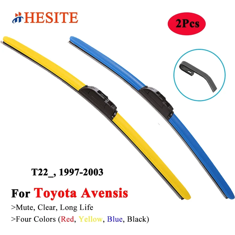 HESITE Colorful Wiper Blades For Toyota Avensis T22 1997 1998 1999 2000 2001 2002 2003 Car Exterior Accessories Windshield Brush
HESITE Colorful Wiper Blades For Toyota Avensis T22 1997 1998 1999 2000 2001 2002 2003 Car Exterior Accessories Windshield Brush