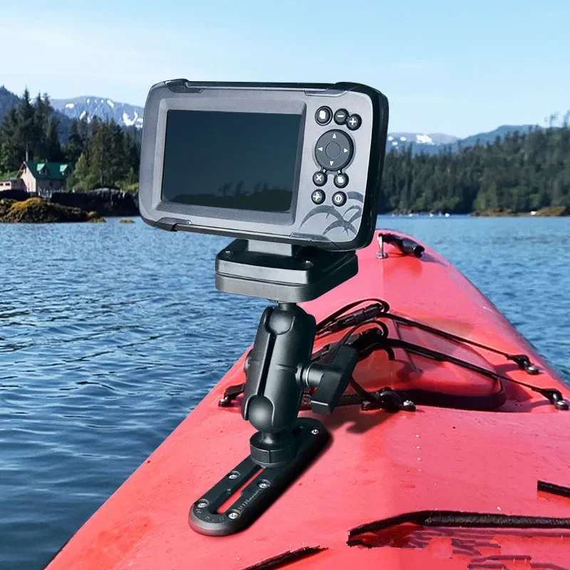 Kayak Fish Finder Mount 1.5" Ball Base T-bolt Extension Sliding Track kit for Scotty, Lowrance, Garmin Fish Finder Ram Mounts
Kayak Fish Finder Mount 1.5" Ball Base T-bolt Extension Sliding Track kit for Scotty, Lowrance, Garmin Fish Finder Ram Mounts