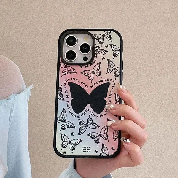 Butterfly Black Frosted Phone Case Cover for IPhone 13 14 15 16 Pro Max Case
Butterfly Black Frosted Phone Case Cover for IPhone 13 14 15 16 Pro Max Case