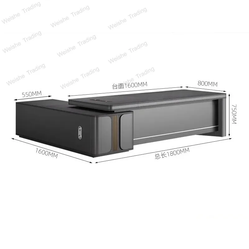 Office Desk And Chair Combination Light Luxury High Sense Simple Modern Furniture Large Class Desk President Table
Office Desk And Chair Combination Light Luxury High Sense Simple Modern Furniture Large Class Desk President Table