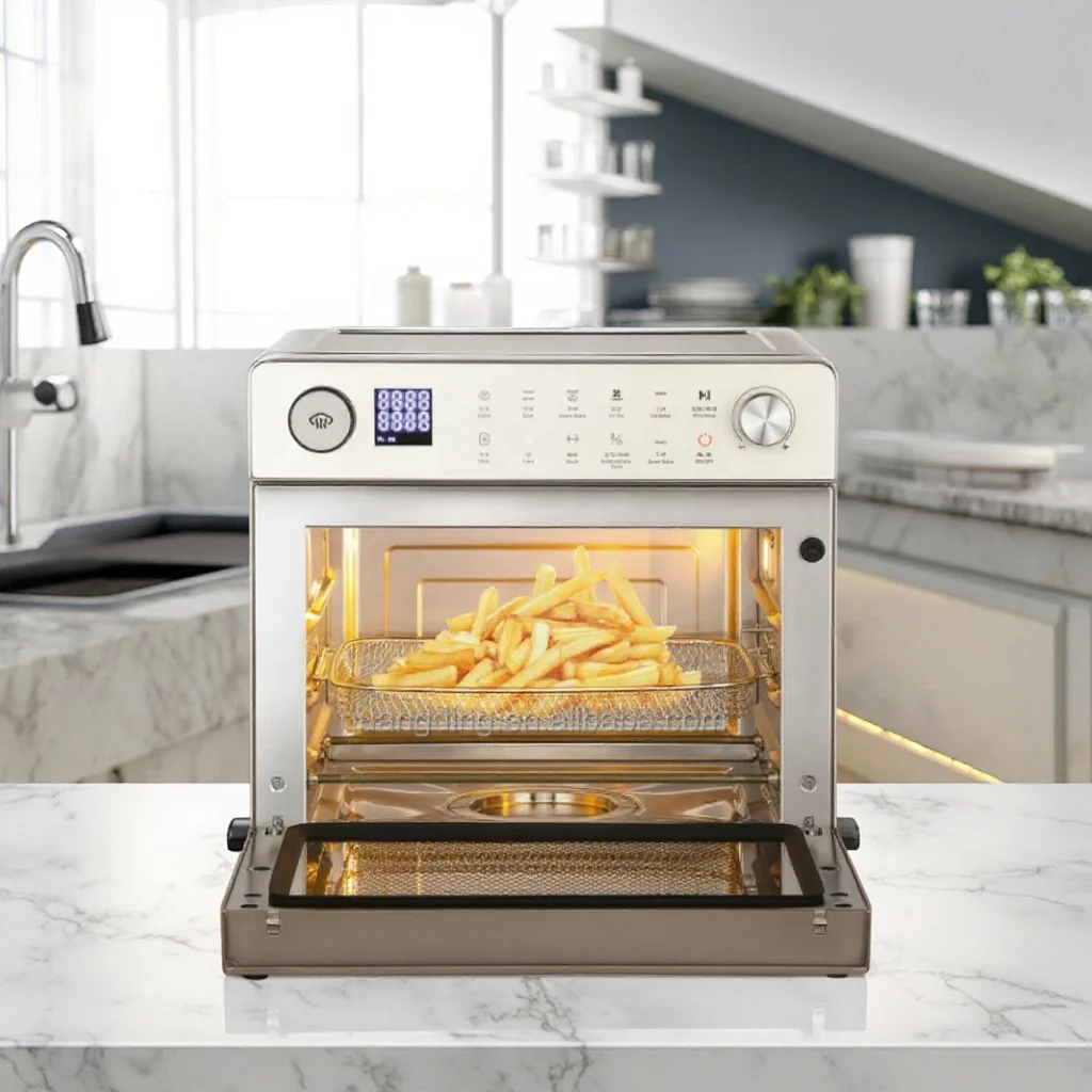 New Freestanding Electric Multi-Functional Air Fryer Steam Oven with Rotisserie 20L Capacity Stainless Steel Household & Outdoor
New Freestanding Electric Multi-Functional Air Fryer Steam Oven with Rotisserie 20L Capacity Stainless Steel Household & Outdoor